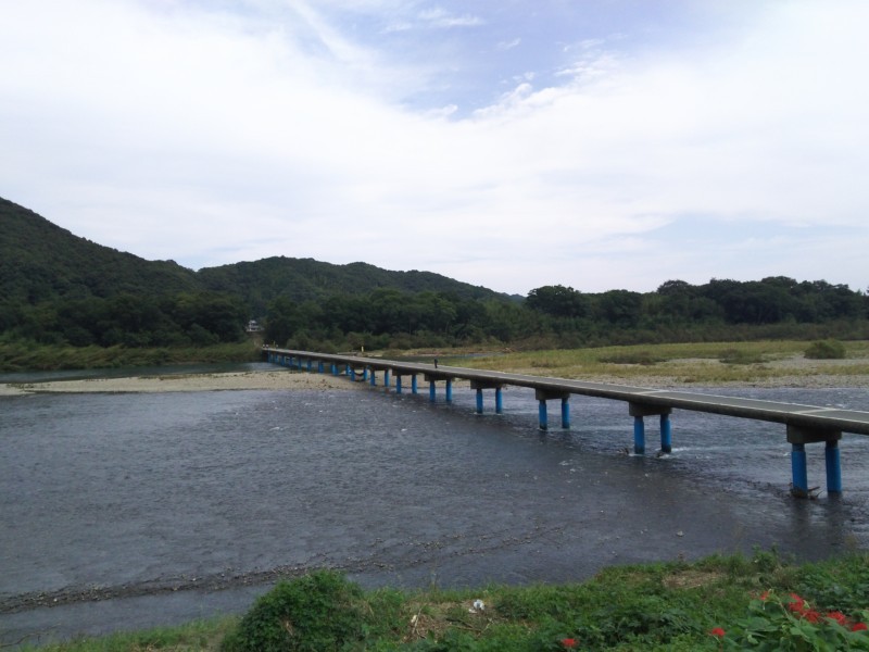 佐田沈下橋　in 四万十市